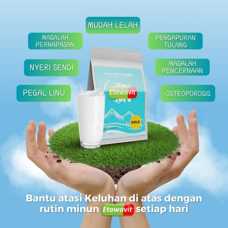 

Etawavit Susu Kambing Bubuk 60% Original 1 Kg