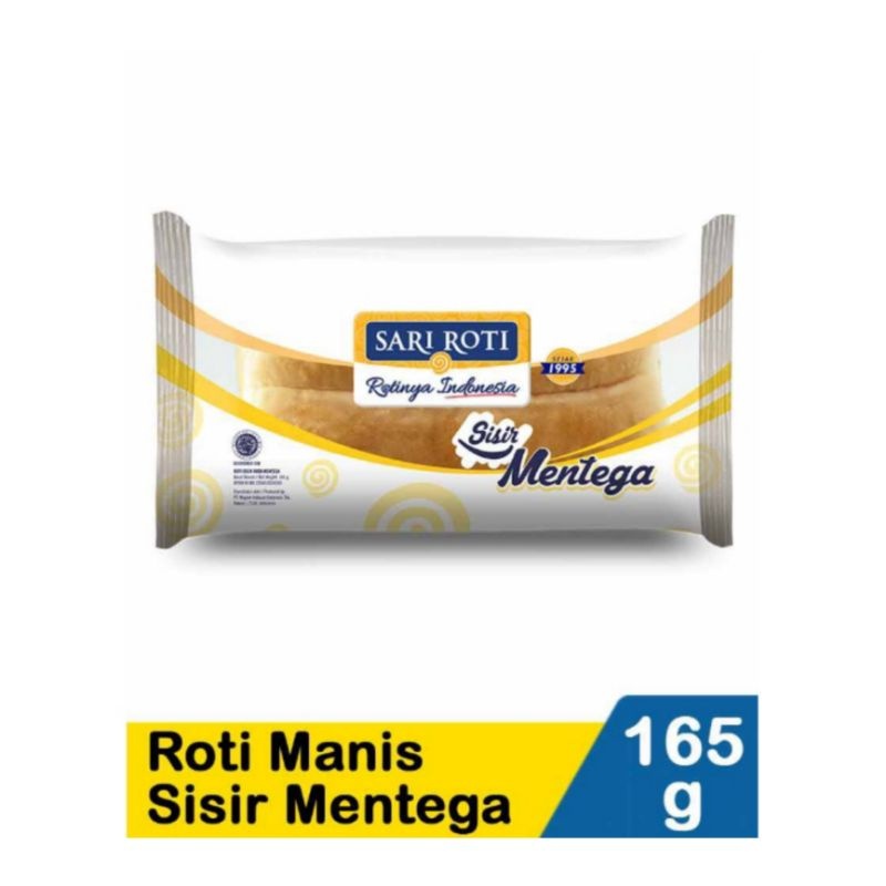 

Sari Roti Roti Manis Sisir Mentega 165 Gram