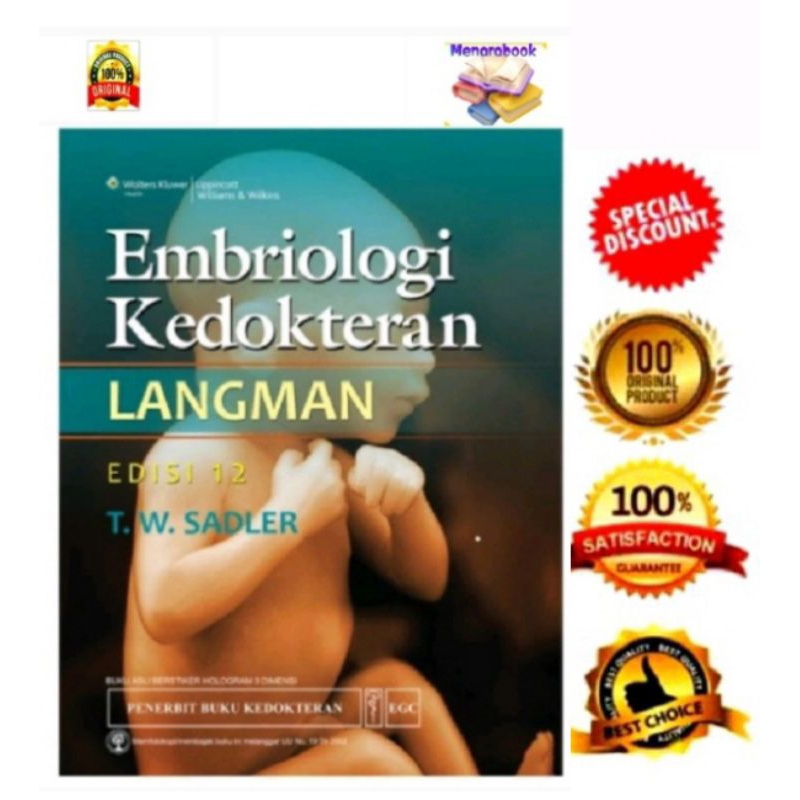 (Original).  Embriologi Kedokteran Langman edisi 12
