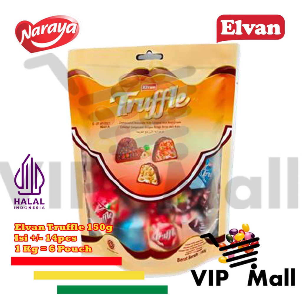 

Elvan Truffle 120 Gr Chocolate (Coklat Arab Turki Turkey).