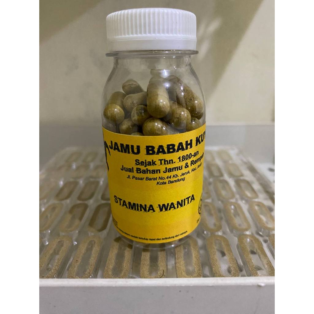 Jamu Babah Kuya - Stamina Wanita (50 Kapsul) Herbal