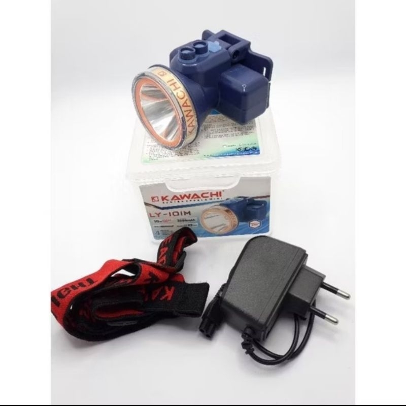 Senter Kepala Mini WATERPROOF (SUPER LED) 10Watt LG-101M KAWACHI