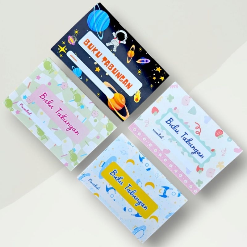 

(HNC) Buku Tabungan Isi 20 Lembar 40 Halaman Buku Catatan Keuangan Sekolah Dan Kantor
