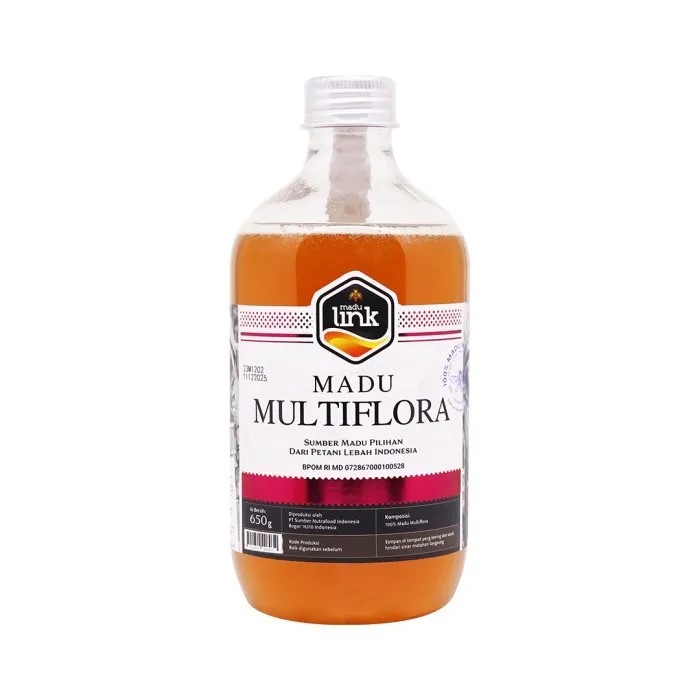 

Madu Multiflora 100% Asli 650 gram - Madu Link