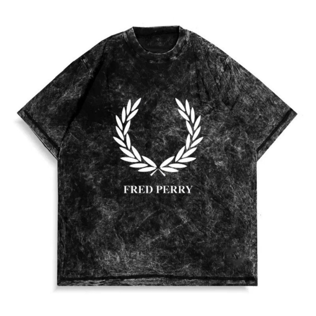 Fred Ferry T-Shirt Reguler Washing Black Sandwash M-XXL Best Seller