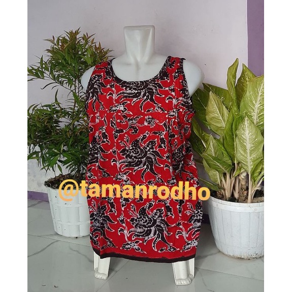 KODE O96C KAOS PRIA SINGLET BATIK TUBAN XL