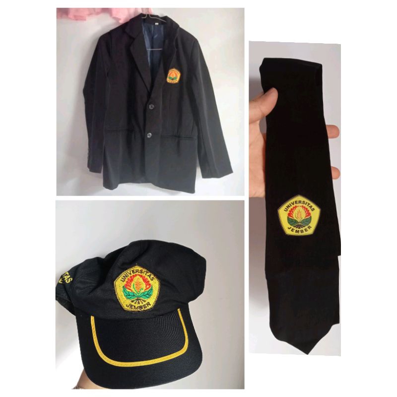 Jas Almamater, Topi, Dasi Universitas Jember uk S (ANGKATAN THN 2022)