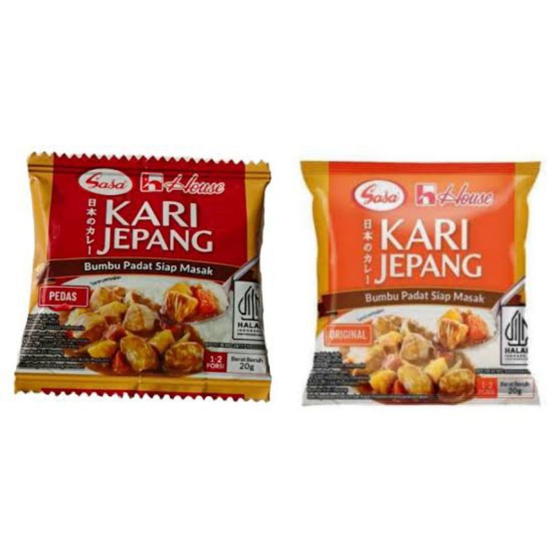 

Sasa Kari Jepang 20g Bumbu Padat Siap Masak