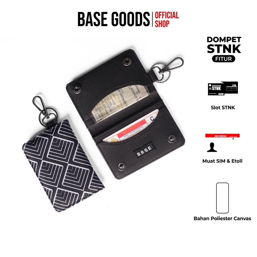 KODE H14I BASE GOODS  Dompet Tempat STNK SIM eTool Gantungan Kunci Mobil Motor Motif