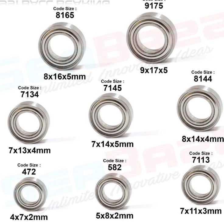Diskon Terviral  bearing reel pancing untuk reel atau line roller ini hanya bearing saja harga per 1
