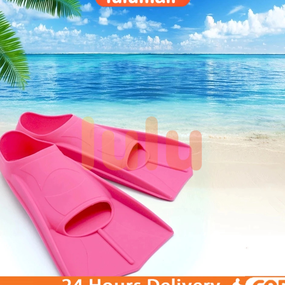 Big Seller  CODKaki katak renang kaki katak snorkling fin snorkling excellent pendek sepatu renang k