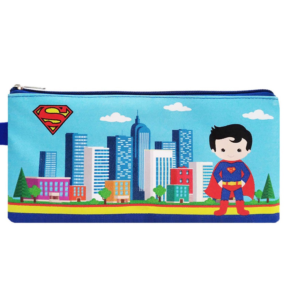 

SENSASIONAL Mini Case Superman Benhur Stationary Organizer Pencil Case Tempat Pensil Travelling Organizer