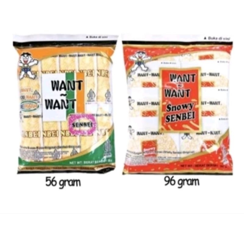 

Wan Wan kue beras uk 56 gr dan 96 gr