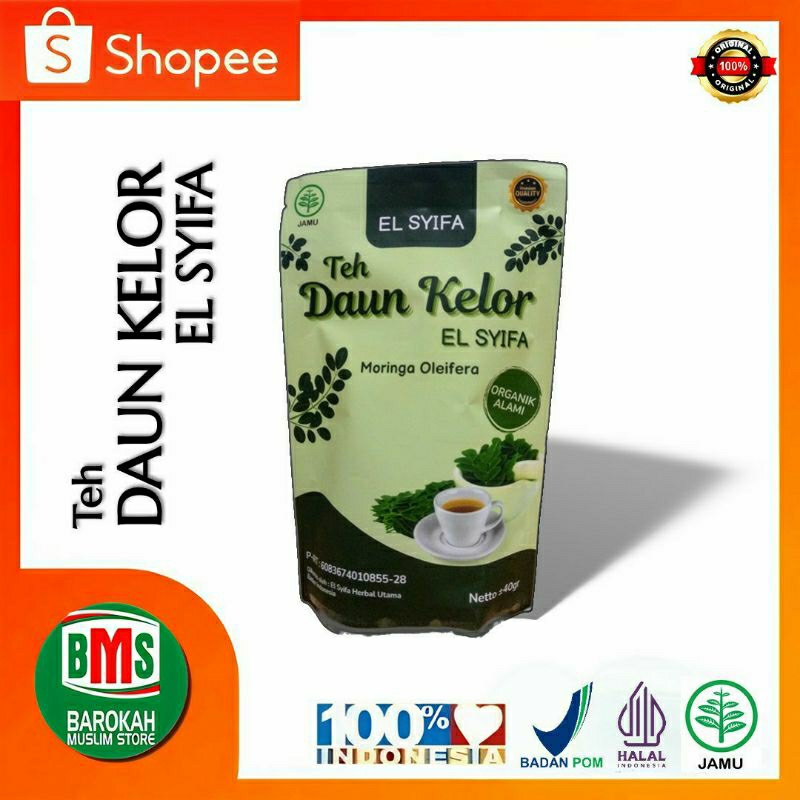 

Teh Daun KELOR EL SYIFA Netto 40gr