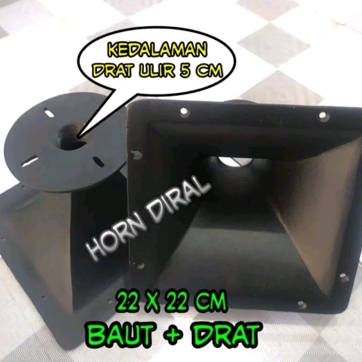 Horn tweter 22x22 baut drat Diral - Corong tweeter Twitter driver speaker