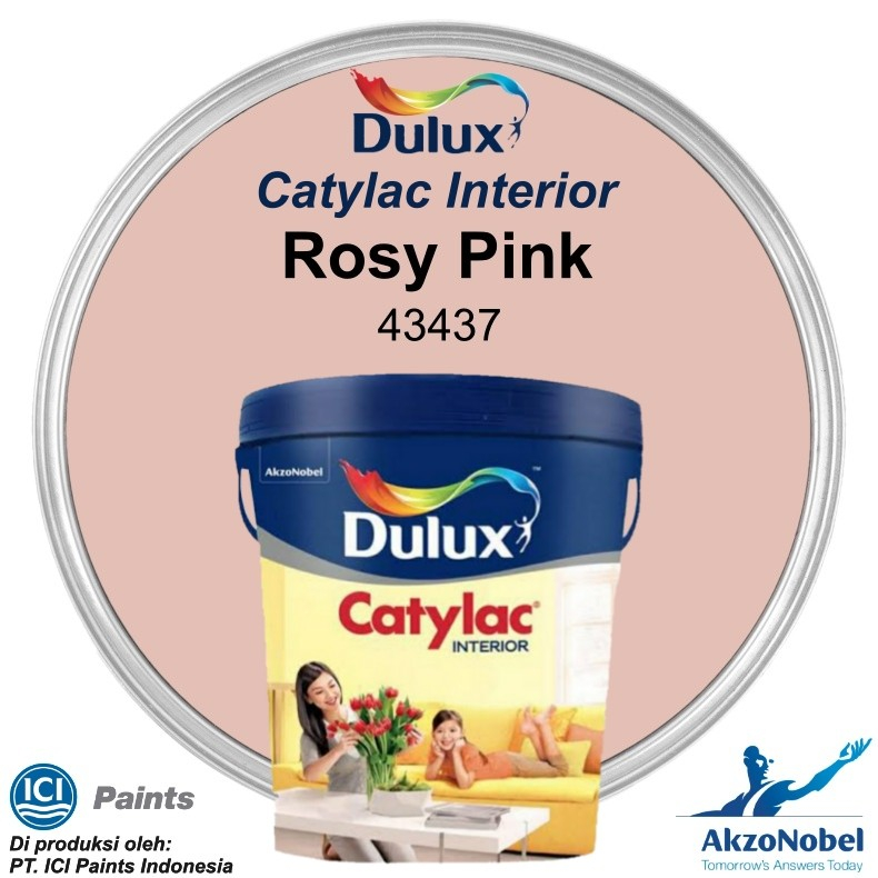 CAT DULUX CATYLAC INTERIOR 5 KG - ROSY PINK 43437