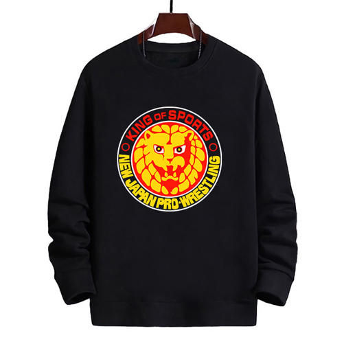 Sweater NJPW - New Japan Pro Wrestling Crewneck Bahan Cotton Fleece | Ready Stock | Siap Kirim | Lan