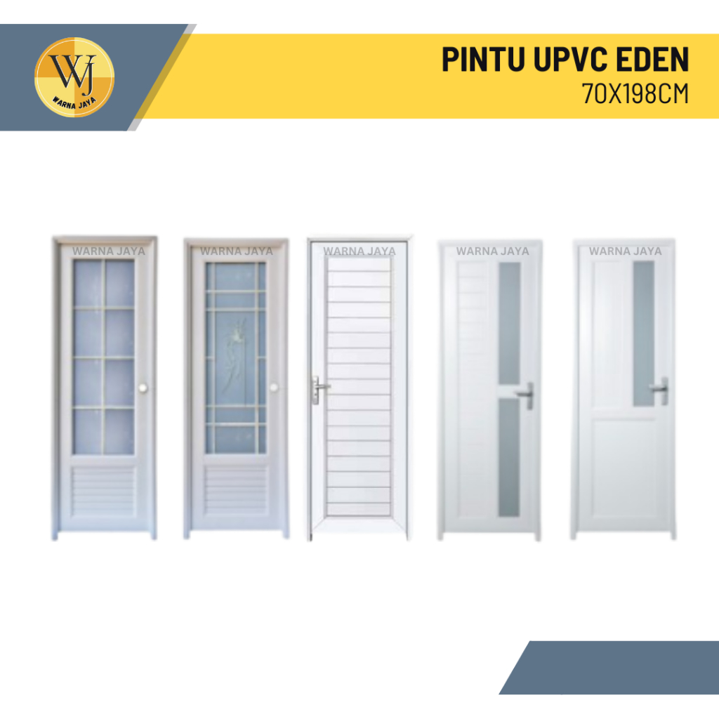 Pintu Kamar Mandi uPVC Eden