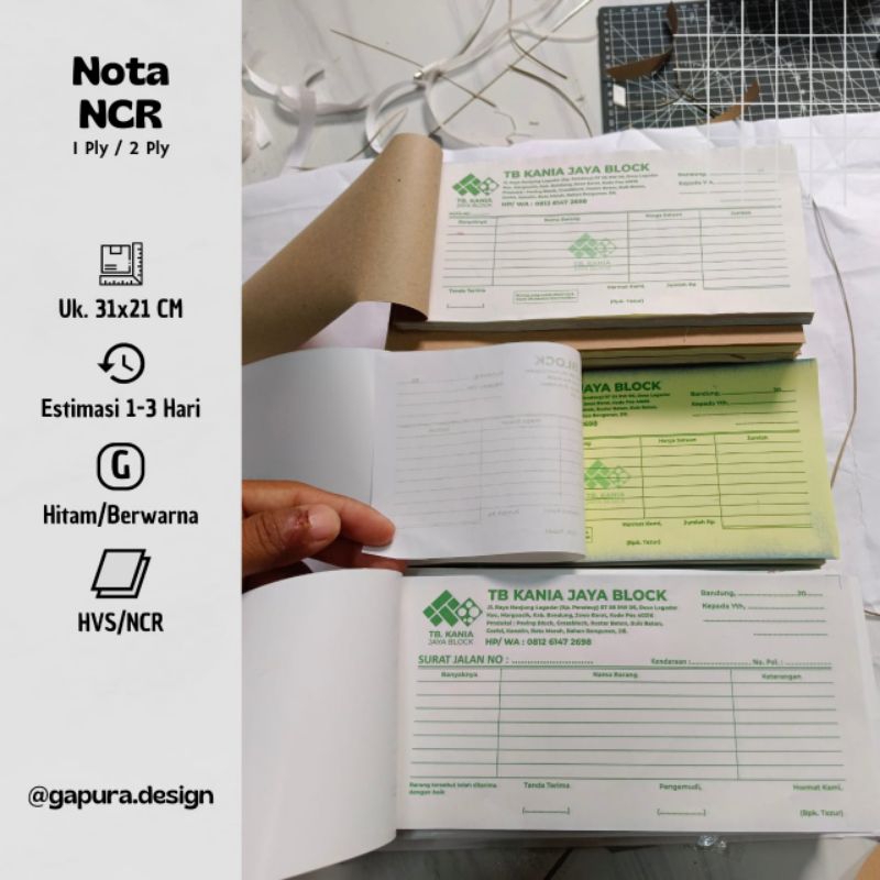 

Cetak Nota Bon/Nota Dagang/Nota Usaha/NCR/Nota Murah