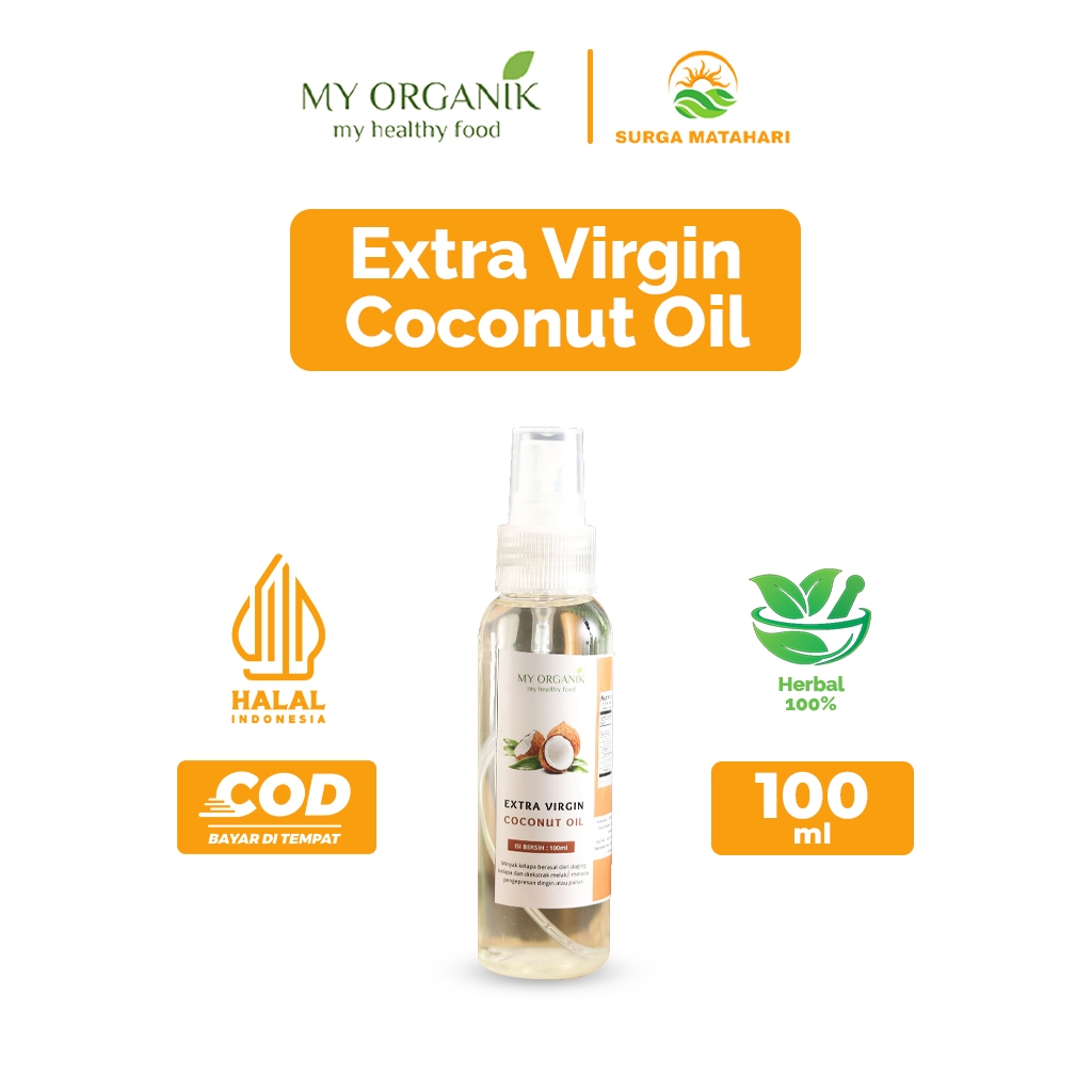 

My Organik Extra Virgin Coconut Oil Premium Pure EVCO Minyak Kelapa Murni Organik Spray