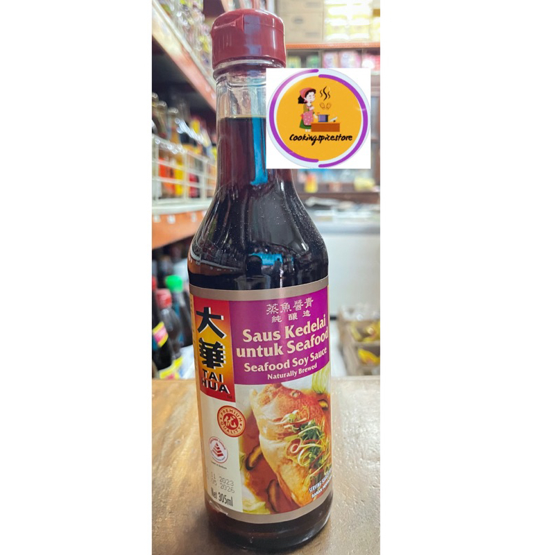 

Saus / Kecap Tim Ikan / Rice chicken Soy Sauce /Seafood Soy Sauce Tai Hua 305 ml