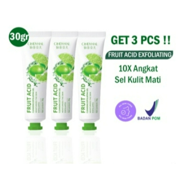 [PROMO GET 3PCS] BPOM Cindynal Fruit Acid Cleansing Gel/ EXPOLIATING GEL Penghilang/ Perontok Daki d