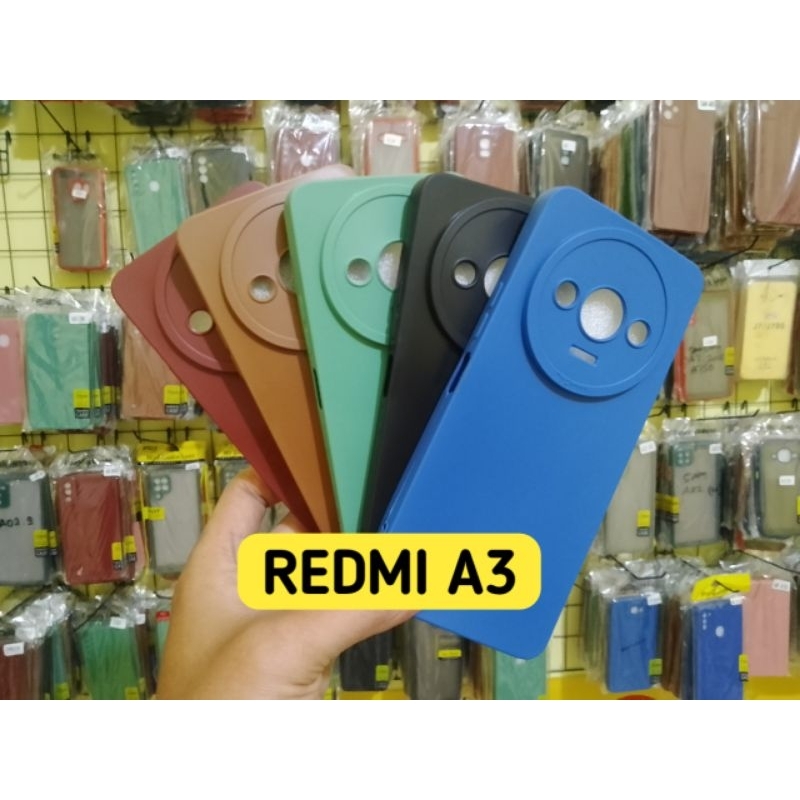 Softcase Redmi A3 (models:23129RN51X) // Tempered glass Xiaomi Redmi A3 (models:23129RN51X) // Softc