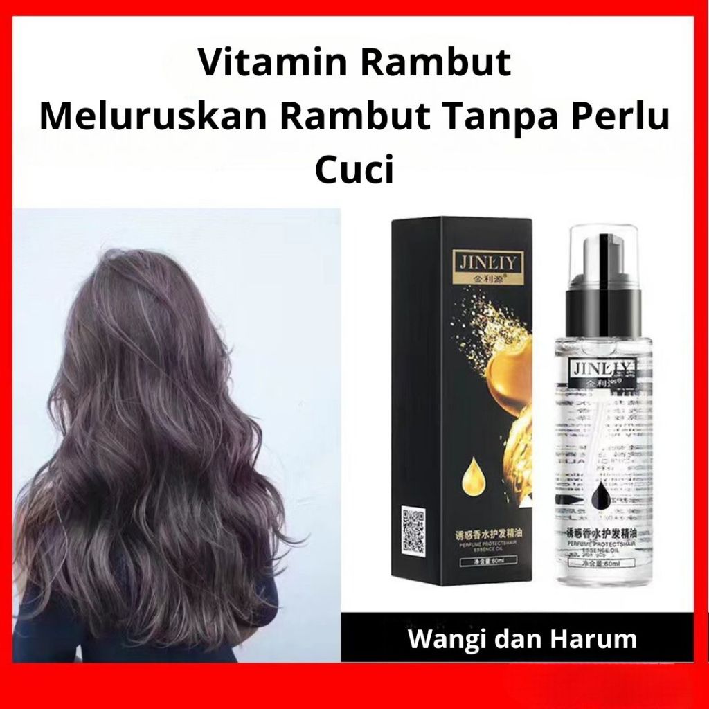 Vitamin Rambut Palsu Vitamin Hair Oil Vitamin Wig Care Hair Serum Wig Care Solution 60ml TM I08