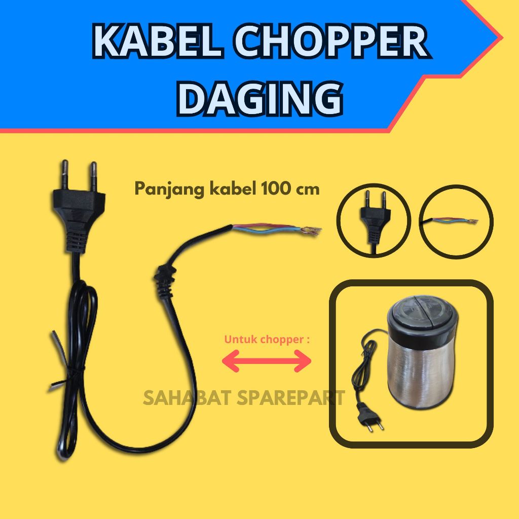 (VISHAL) KABEL CHOPPER DAGING/MEAT CHOPPER (KABEL SAJA)