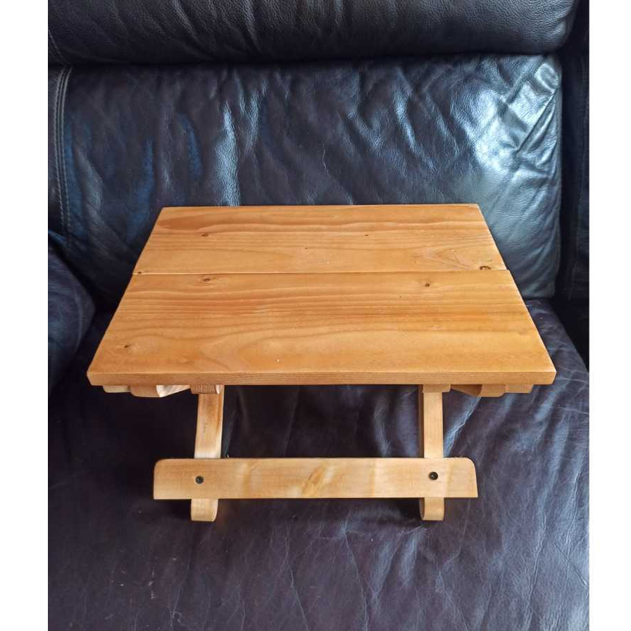 Roekre Meja Lipat Kayu Meja Belajar Meja Ngaji - Kayu Jati Belanda Full Varnish