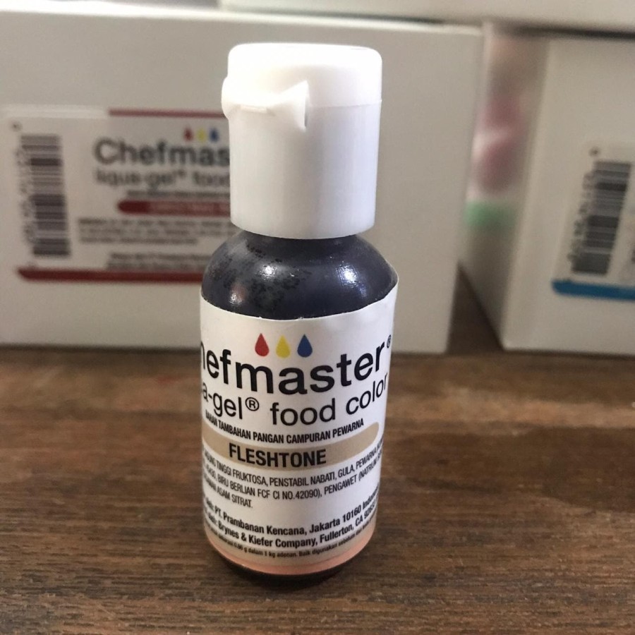 

Pewarna Makanan Gel (FleshTone) Chefmaster Liqua-Gel Food Color 20gram