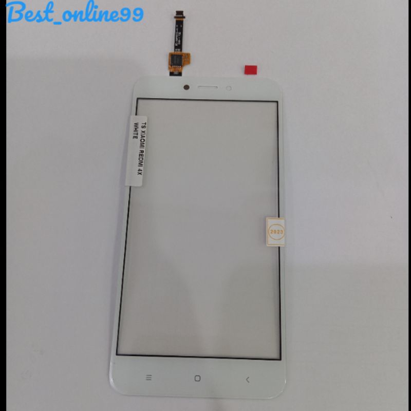 GLASS/KACA TOUCHSCREEN REDMI 4X WHITE