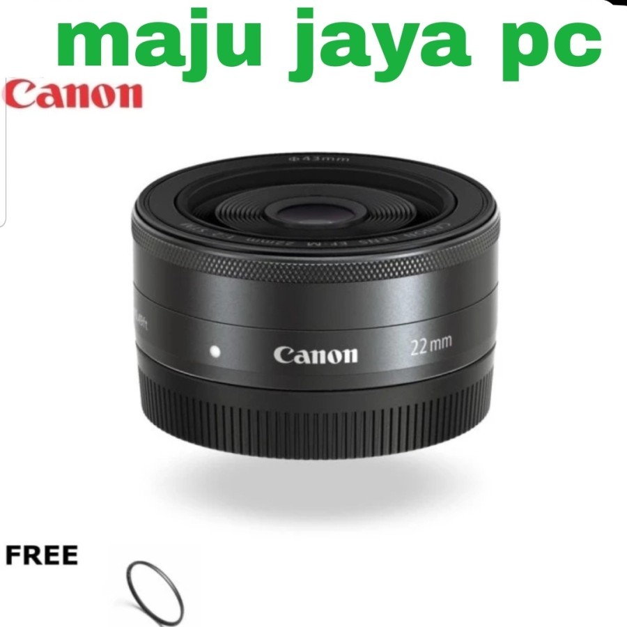 LENSA CANON 22MM F2 STM ORIGINAL / LENSA CANON MIRRORLESS 22MM F2 STM BARU ORIGINAL