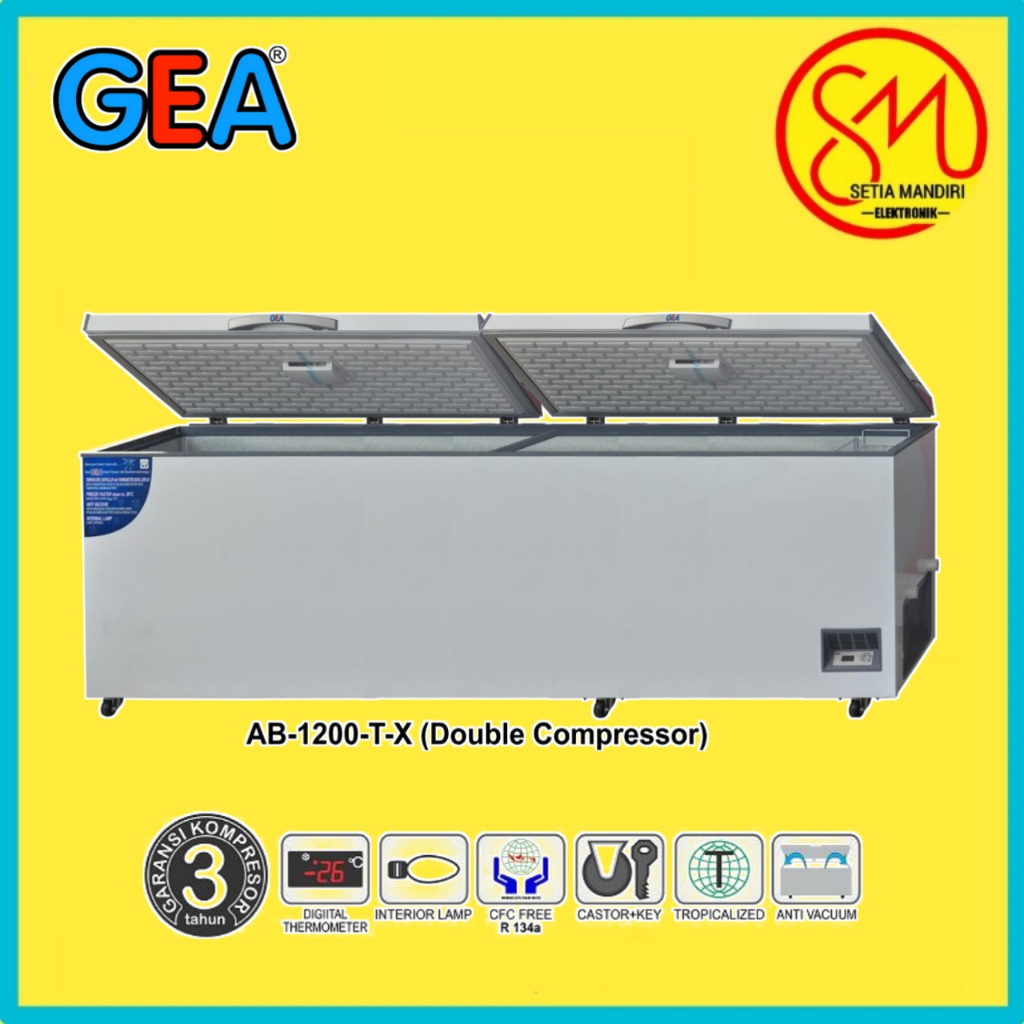 GEA Chest Freezer/GEA AB1200TX/GEA RSA CF210/GEA RSA CF1200/GEA AB 900 TX/GEA RSA CF 750H