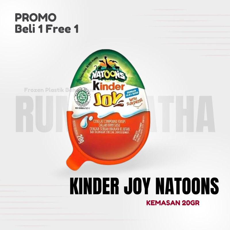 

TERMURAH KINDER JOY NATTOS BELI 1 GRatis 1