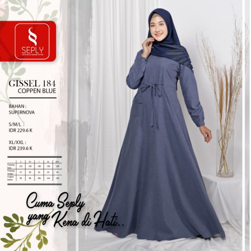 gamis gissel  184,195 dari Seply