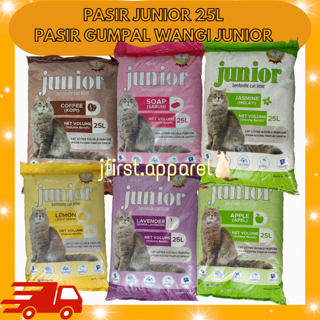 PASIR JUNIOR 25L | JUNIOR PASIR 25 LITER | PASIR KUCING JUNIOR