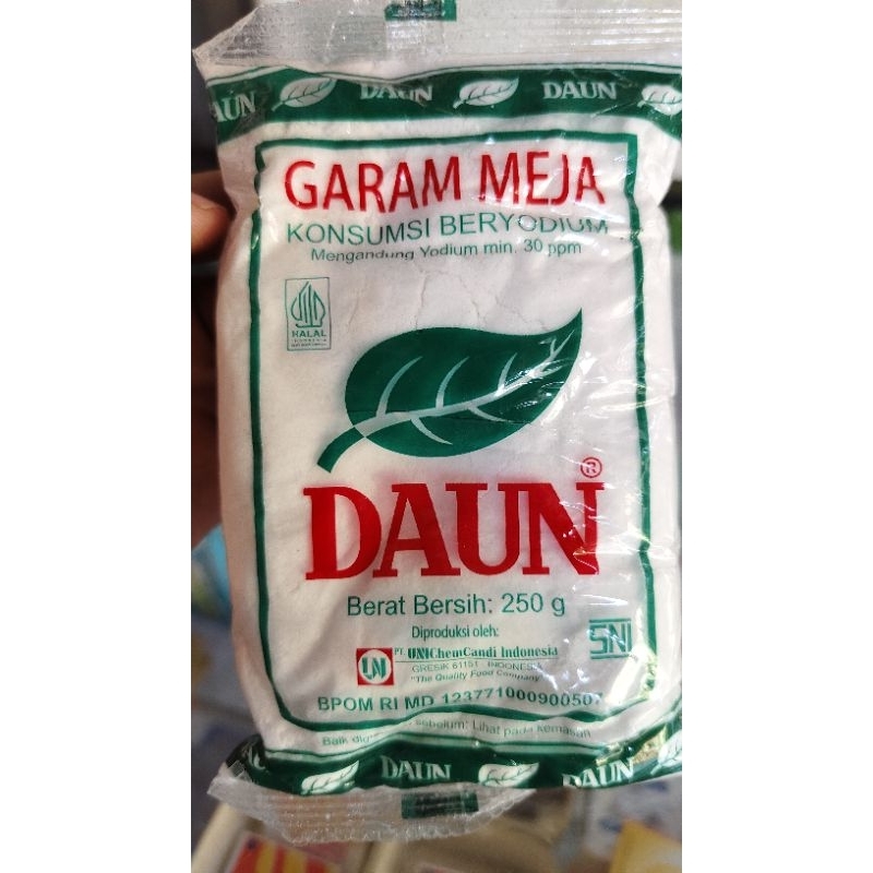 

GARAM MEJA DAUN KONSUMSI BERYODIUM