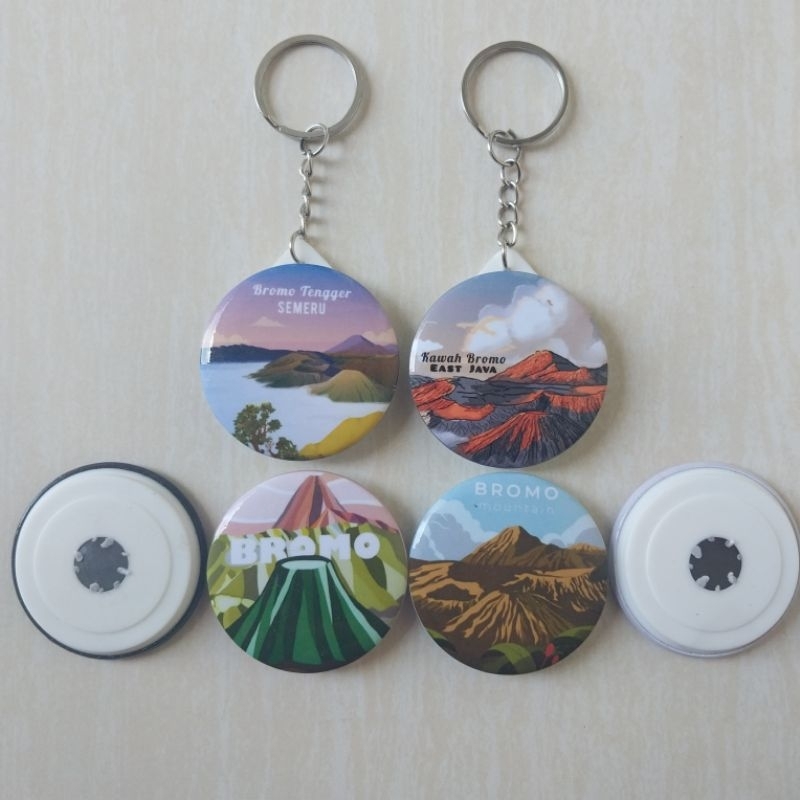 GANTUNGAN KUNCI & MAGNET KULKAS BROMO TENGGER SEMERU