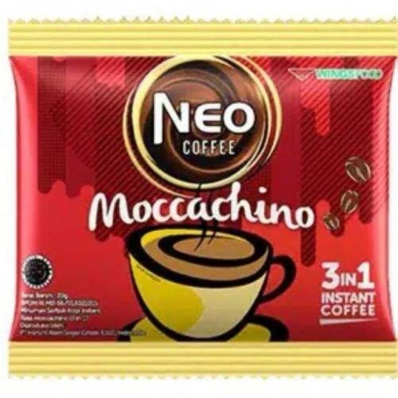 

NEO COFFEE MOCCACINO RENCENG 15 sachet ( 10 + 5 )