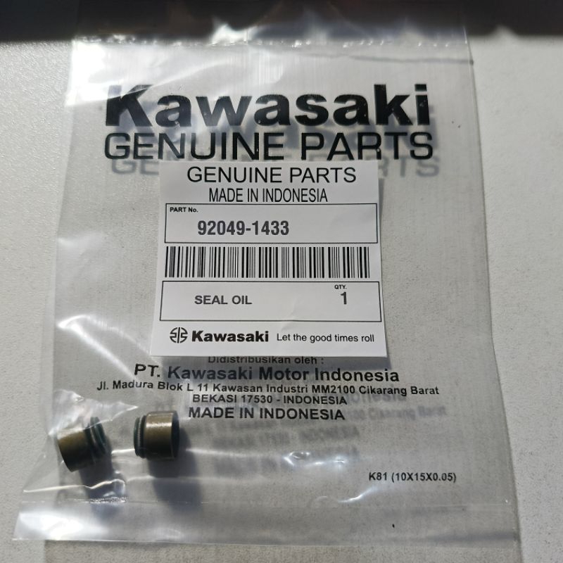 SEAL KLEP 2 PER ORI KAZE R KAWASAKI