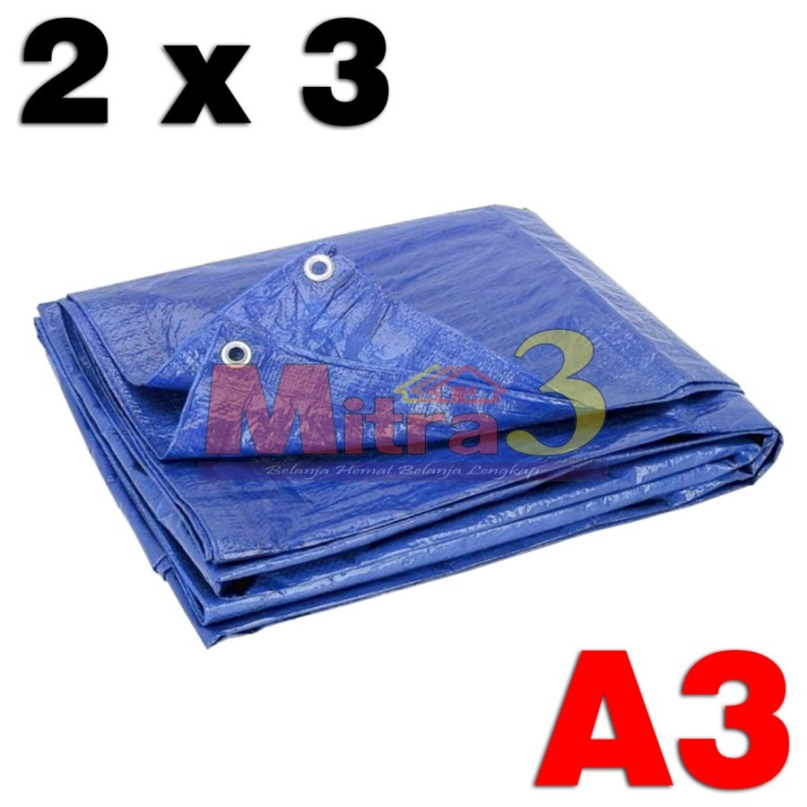 TERPAL Plastik A3 Ukuran 2 meter x 3 meter / Tenda 2m x 3m