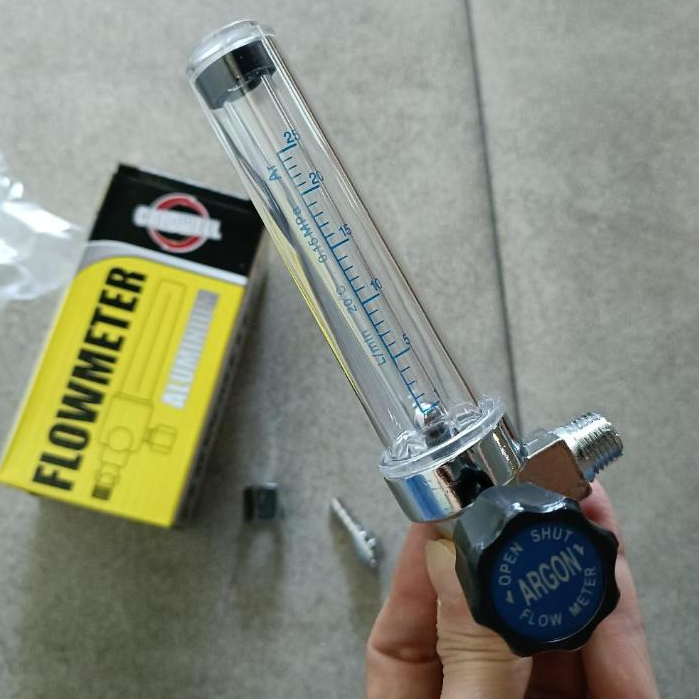 Flowmeter Argon/CO CALDWELL FM-AL Regulator Co2-Argon