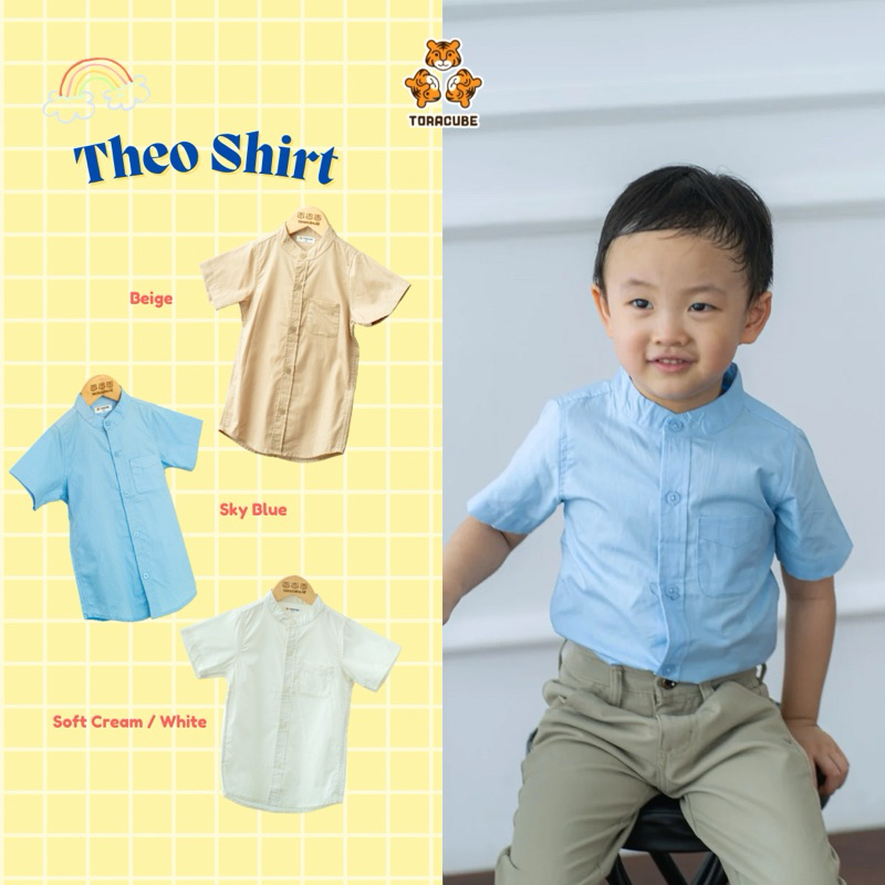 Theo Shirt - Toracube | Baju Anak Kecil | Baju Anak Cowok | Baju Jalan Anak Laki | Baju Atasan Anak 