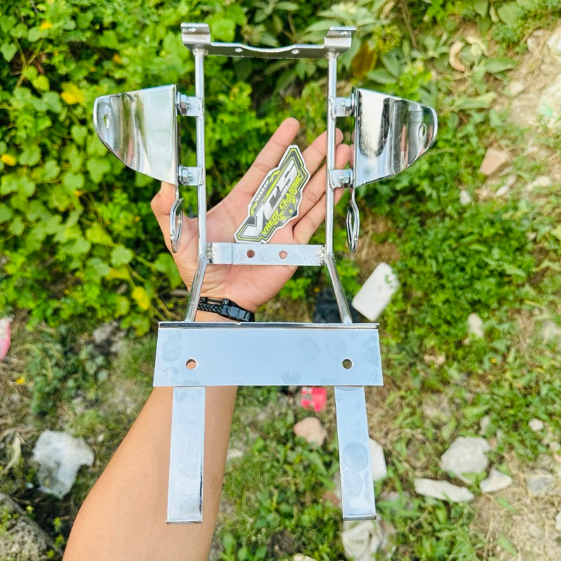 braket lampu ninja SS PNP VIXION CROM breket pangkon lampu VIXION MODEL NINJA SS