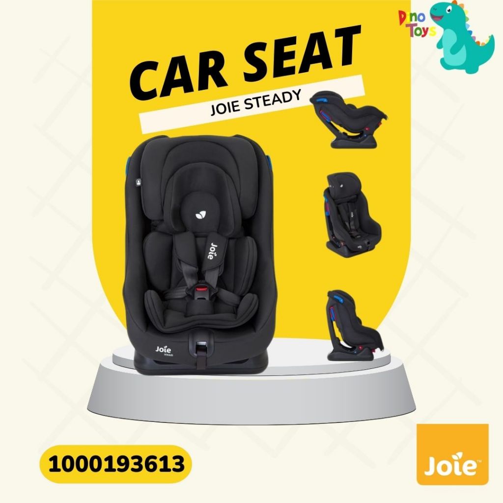 Joie Steadi Car Seat Coal / Joie Car Seat / Dudukan Mobil Bayi - steadi coal