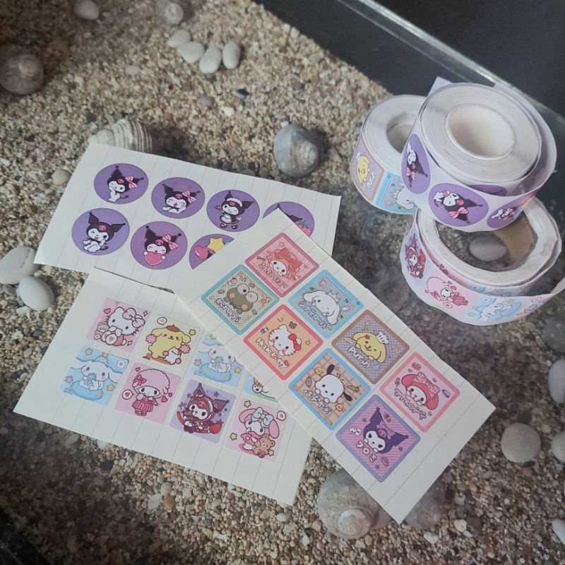

[ISI 20PCS] STICKER SANRIO LUCU / STICKER PACKAGING / STICKER JOURNALING