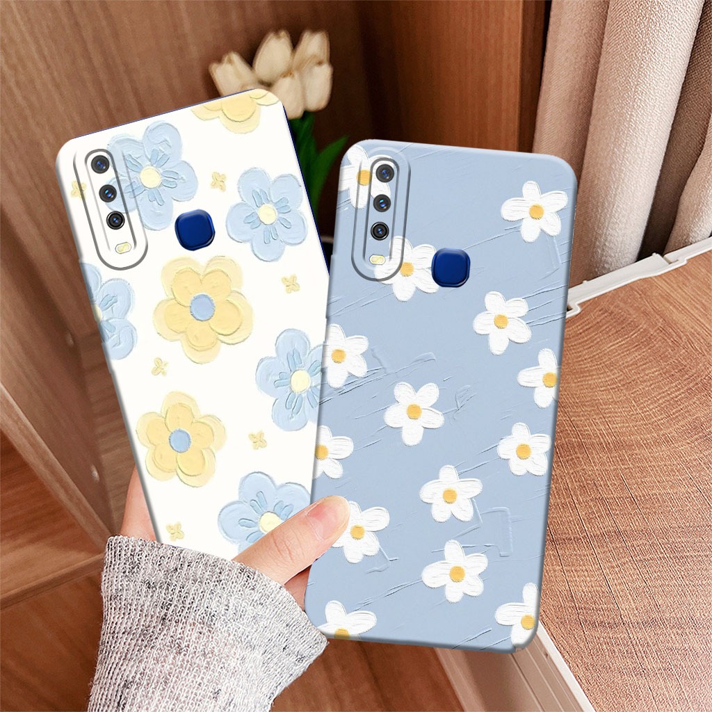 Sofcase Vivo Y11/Y12/Y12i/Y15/Y17/Y19 Motif Bunga - Case Cantik - Case Terbaru - Case Kekinian - Cas
