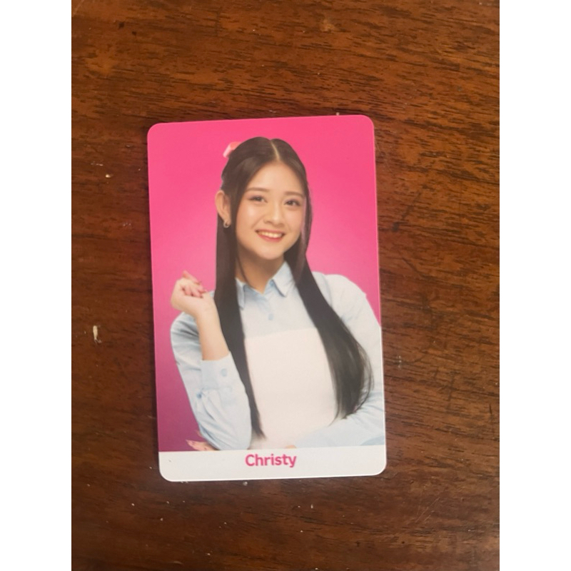 Photocard Jkt48 X Telkomsel Christy