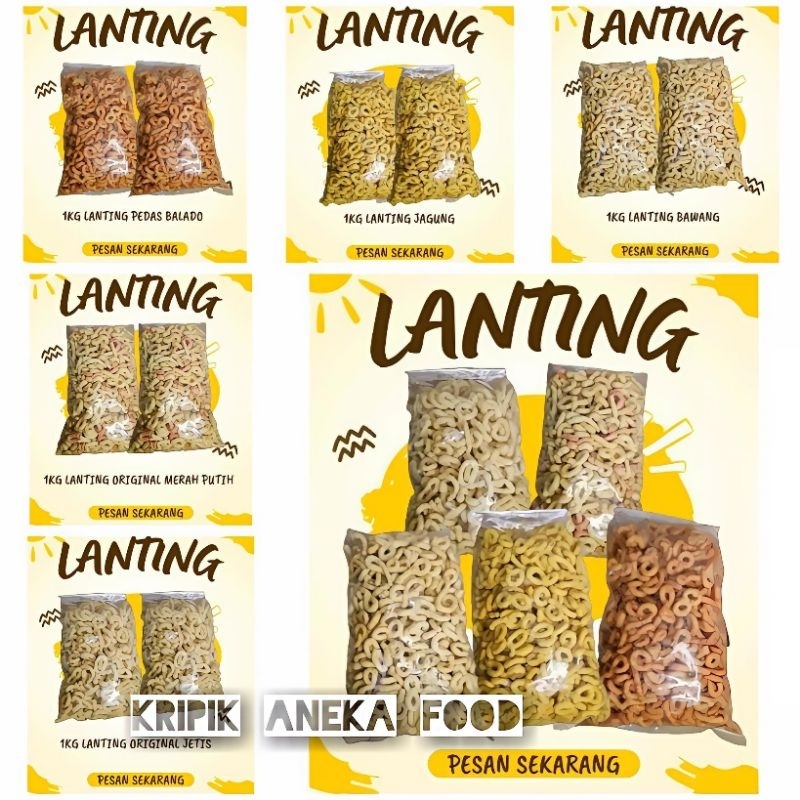 

LANTING SINGKONG 1 KG ANEKA RASA CEMILAN KHAS CILACAP,KEBUMEN,PURWOREJO(BISA MIX 2 RASA)